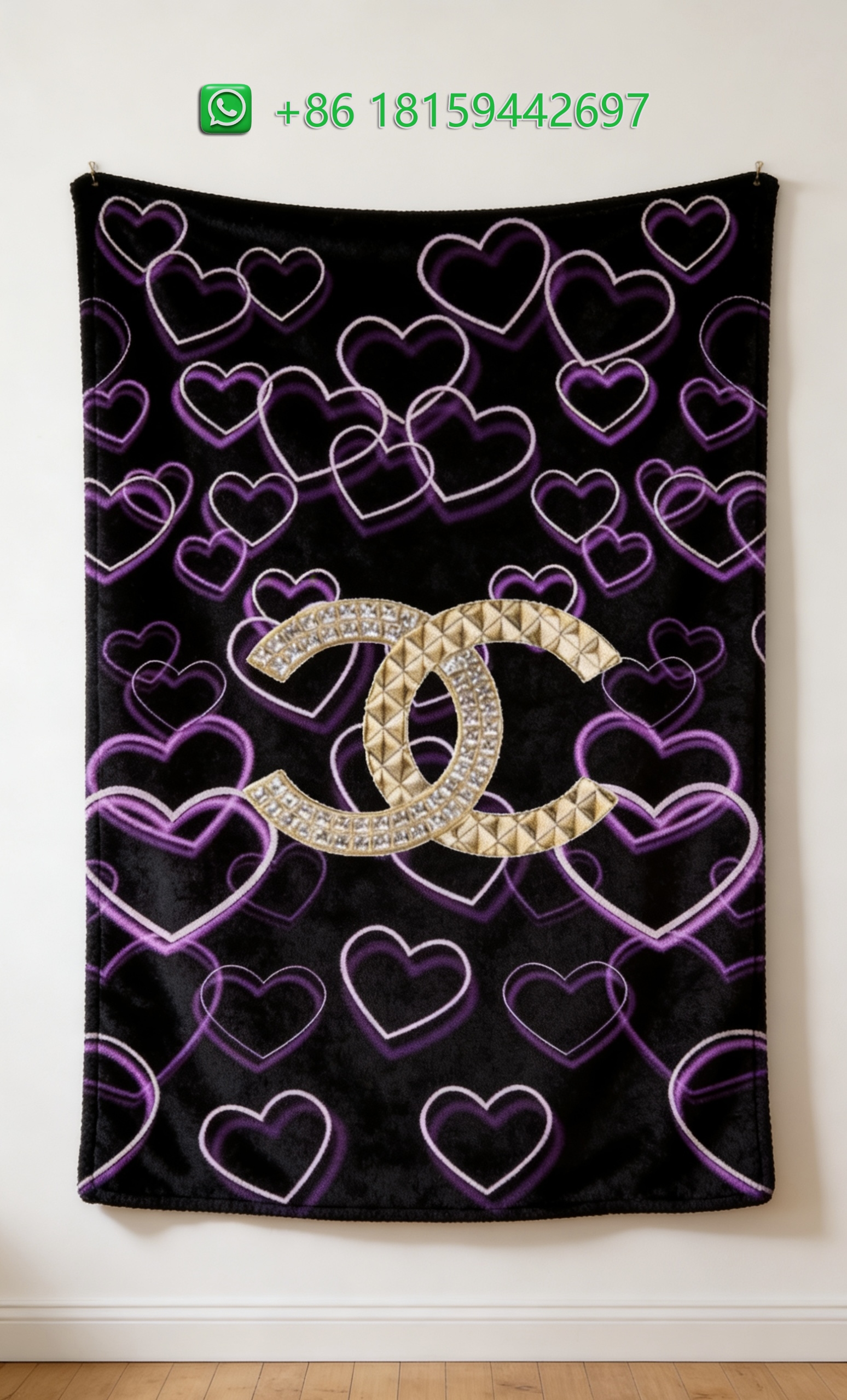 Chanel Throw Blankets